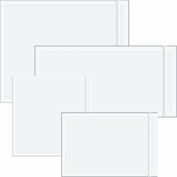 Officespace 5 x 10 in. 2 Mil Poly Resealable Clear Face Document Envelopes OF2819950